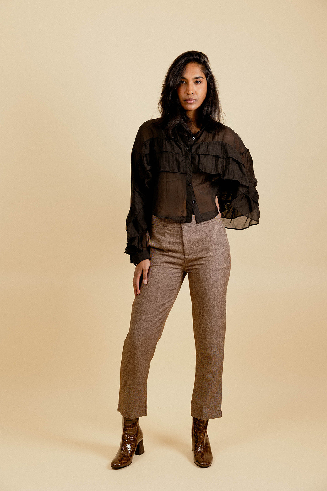 MOISE PANTS - CHOCO