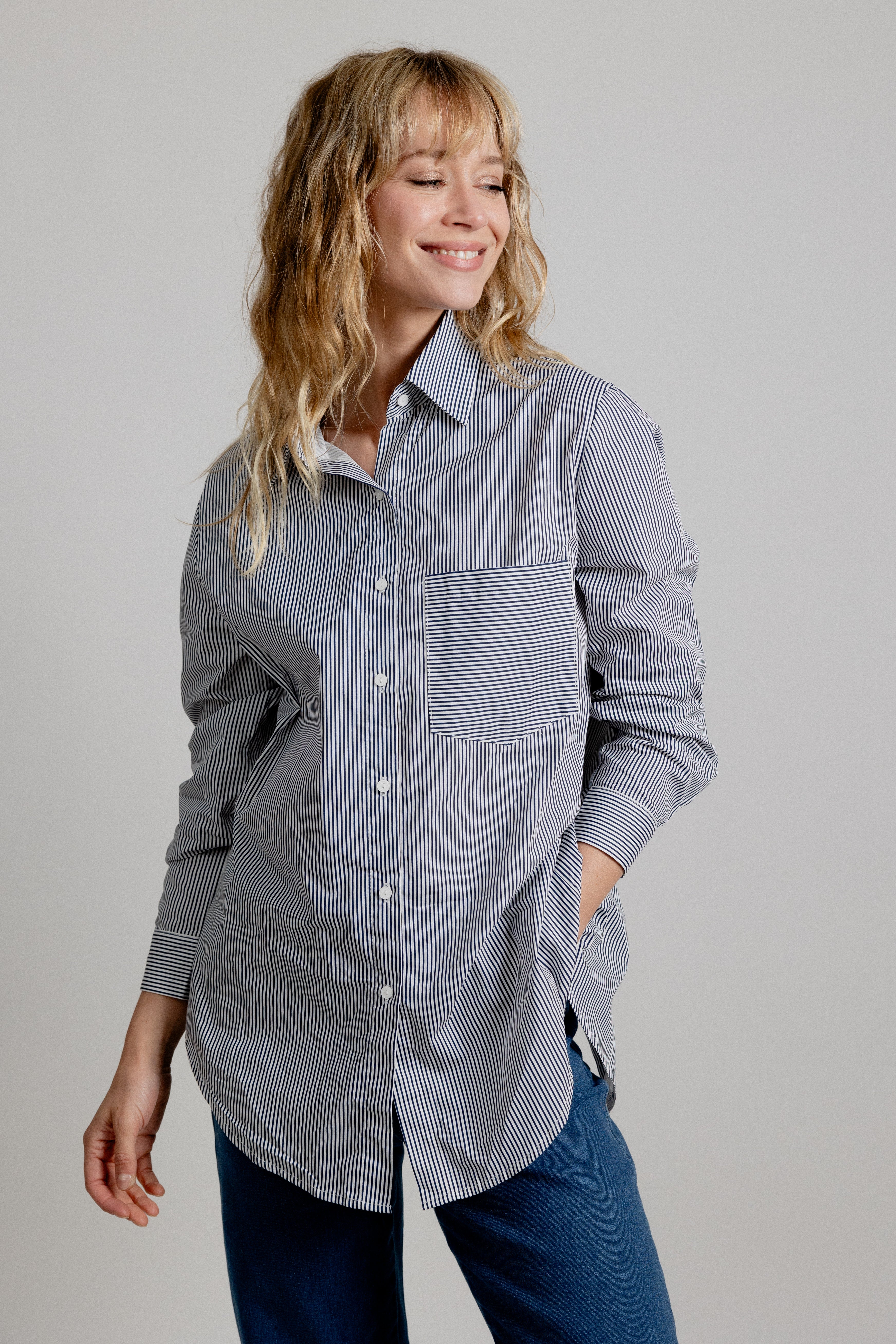 CHEMISE ONA - BLEU