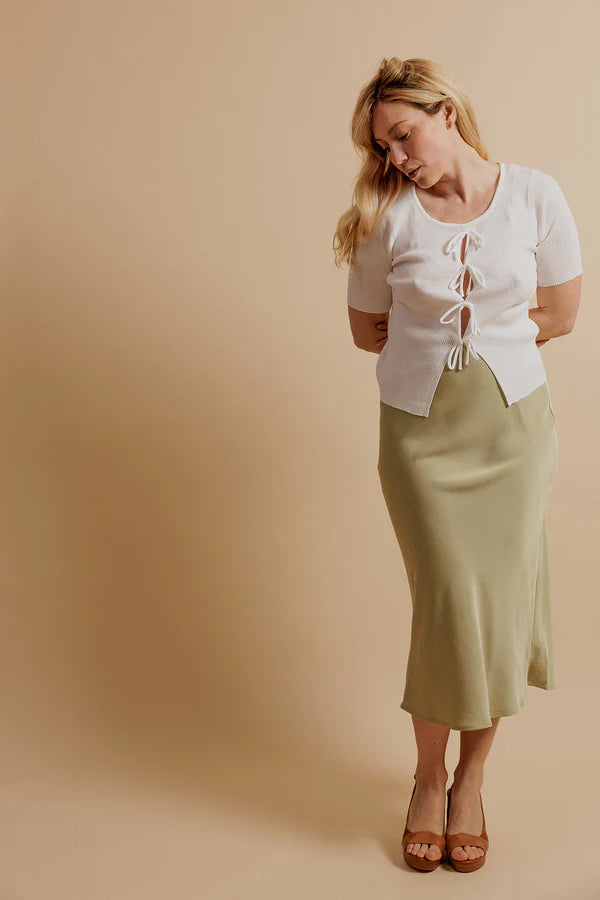 JUPE LEONTINE -  VERT