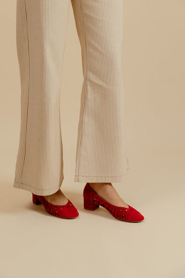 BALLERINES JULIA  - ROUGE