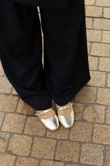 ROSANA - Escarpins en cuir Or/Platine