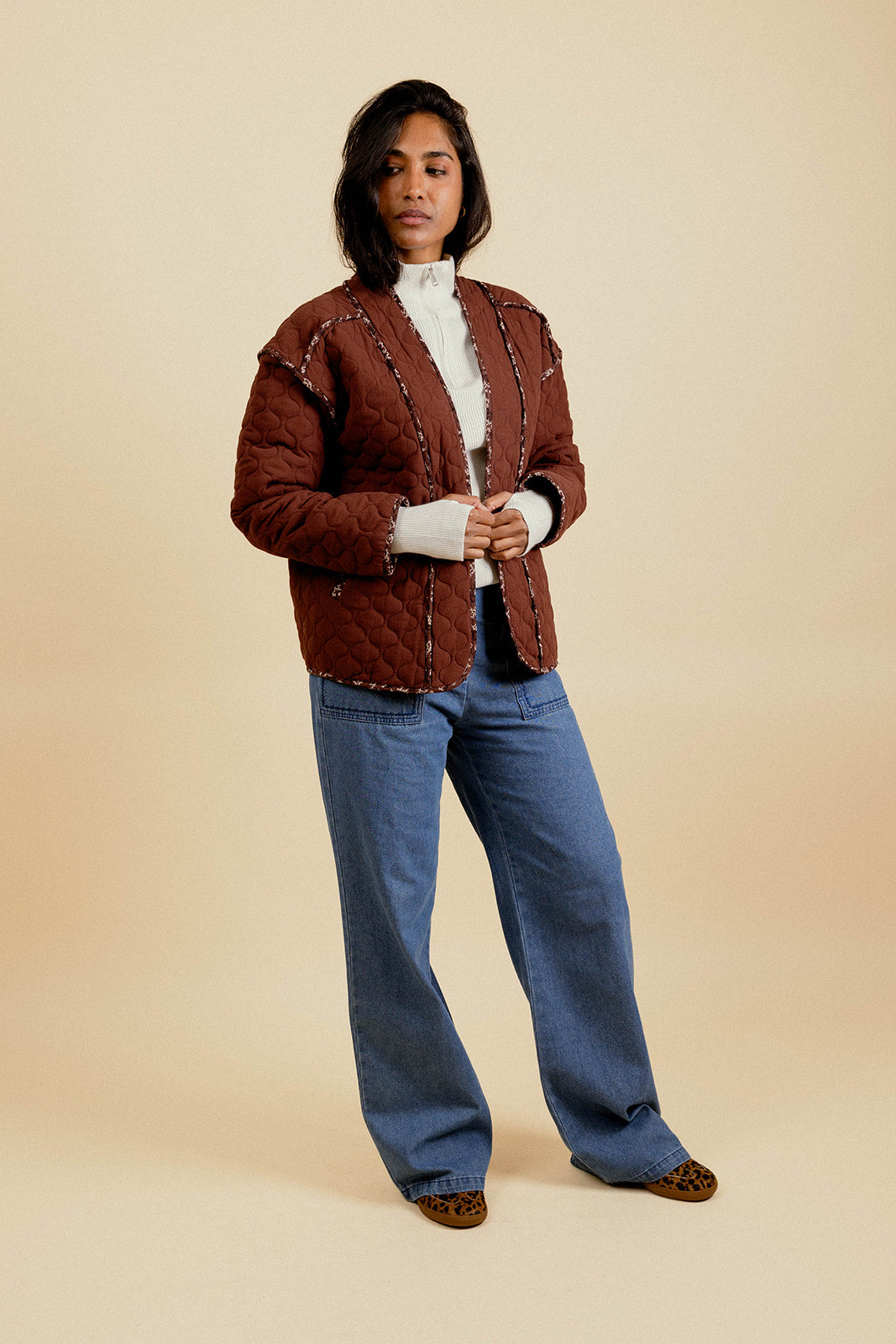 PIA COAT - BROWN 