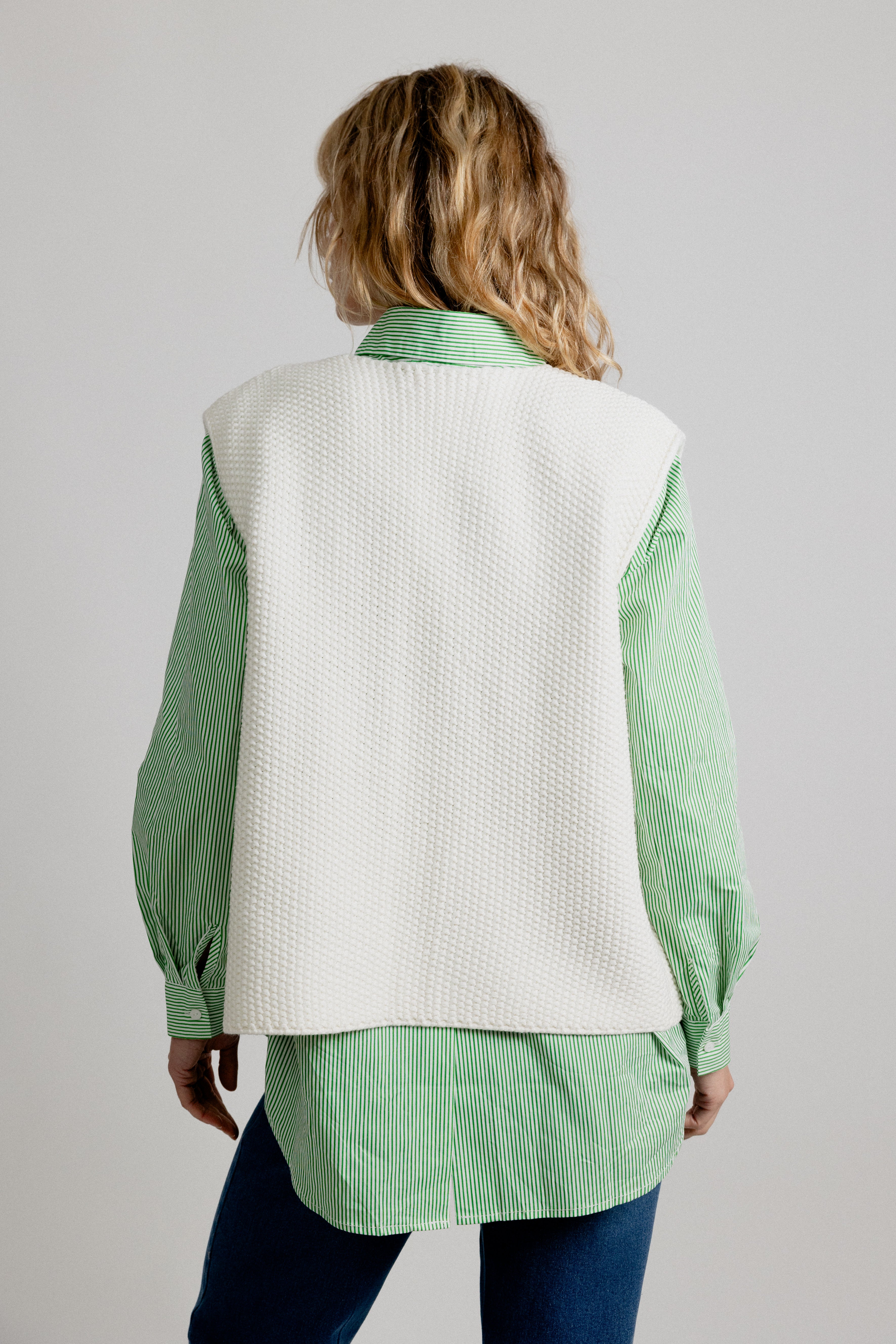 RIM VEST - ECRU