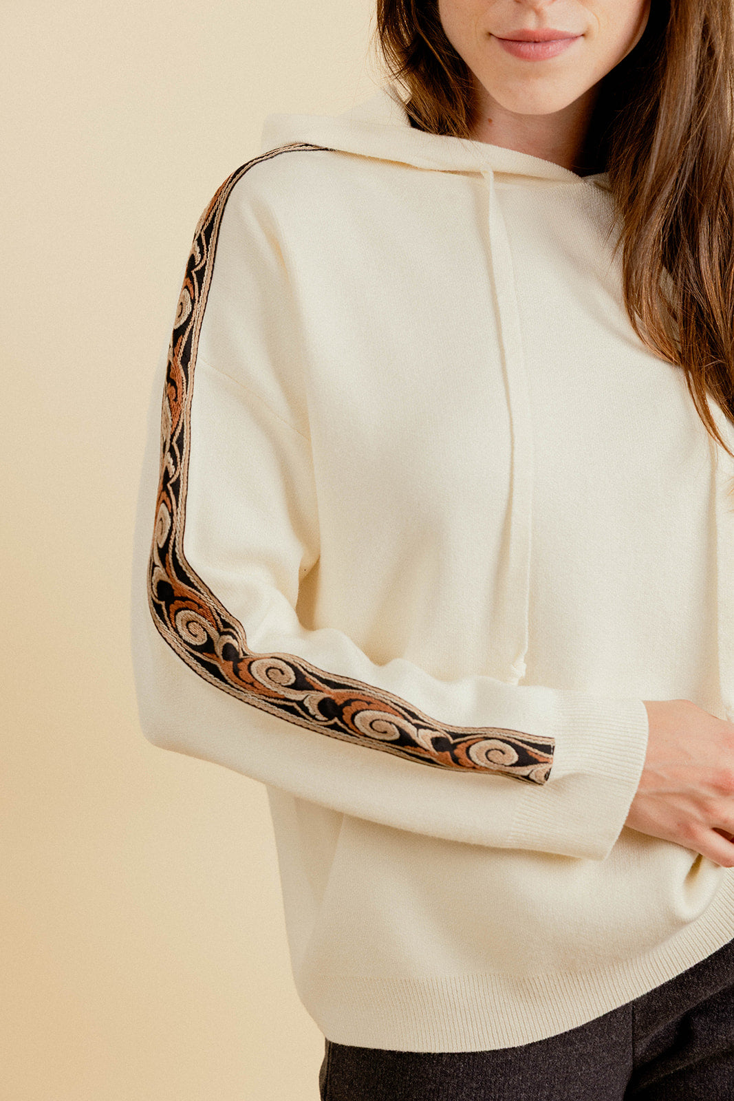 RUTHY SWEATSHIRT - ECRU 