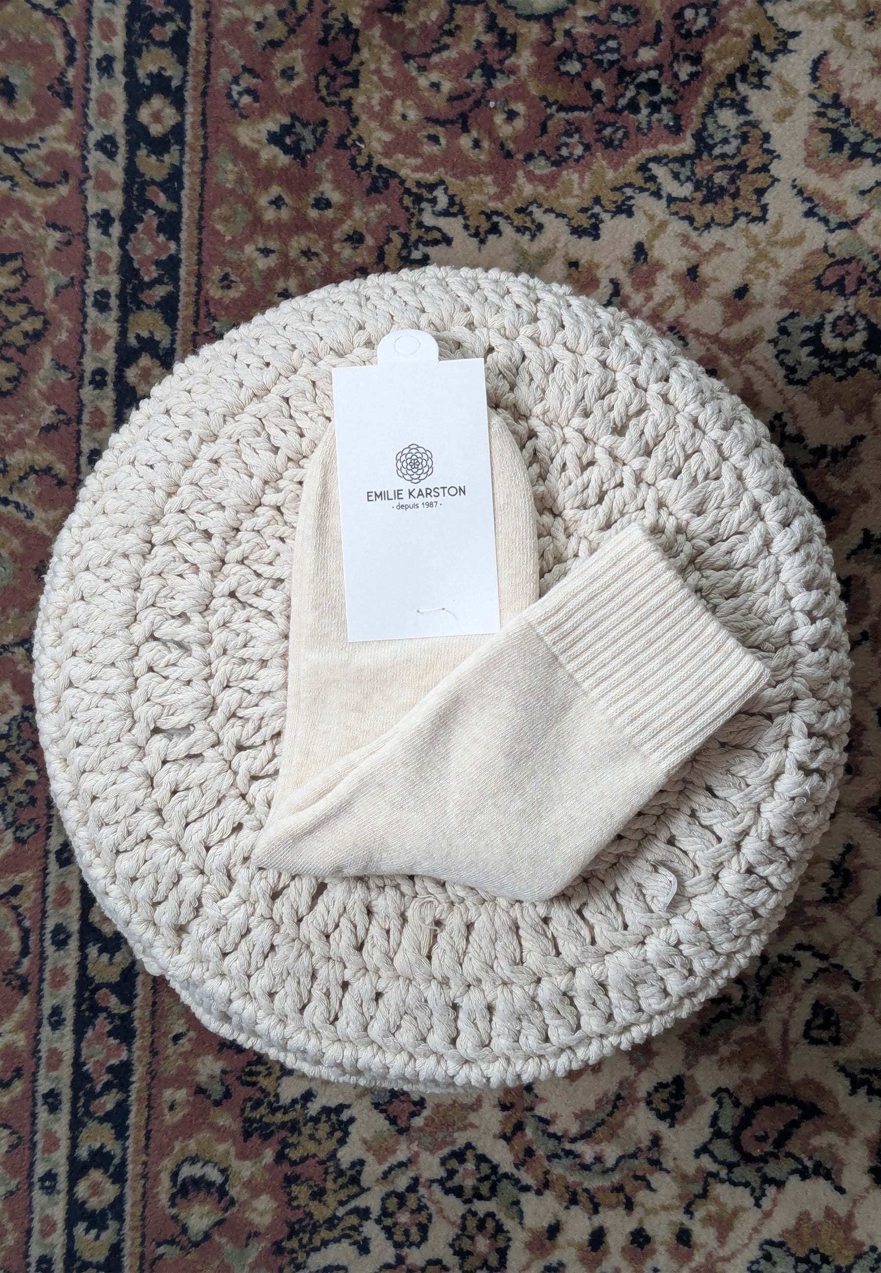 CHAUSSETTES TAMA - CREME