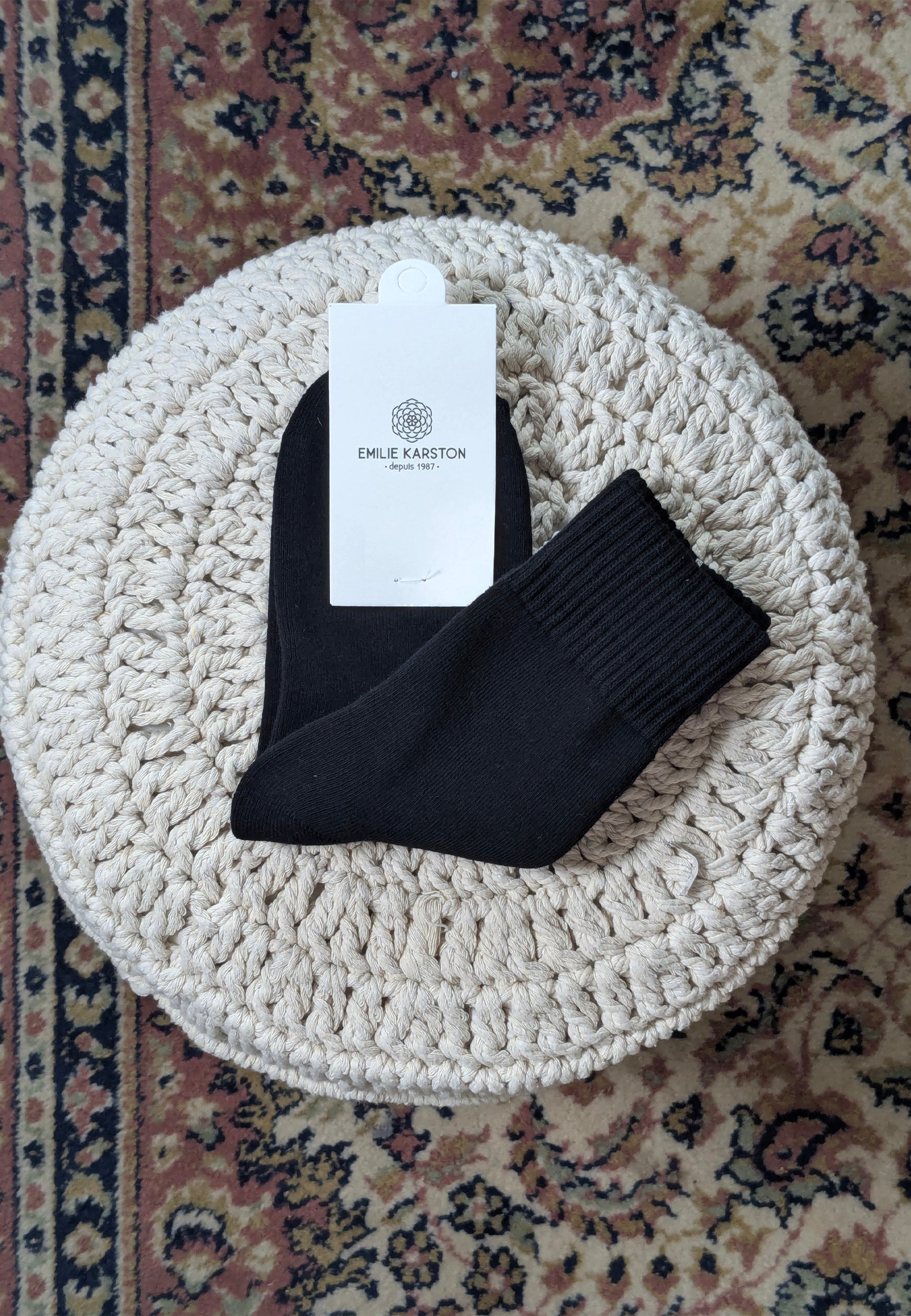 CHAUSSETTES TAMA - NOIR