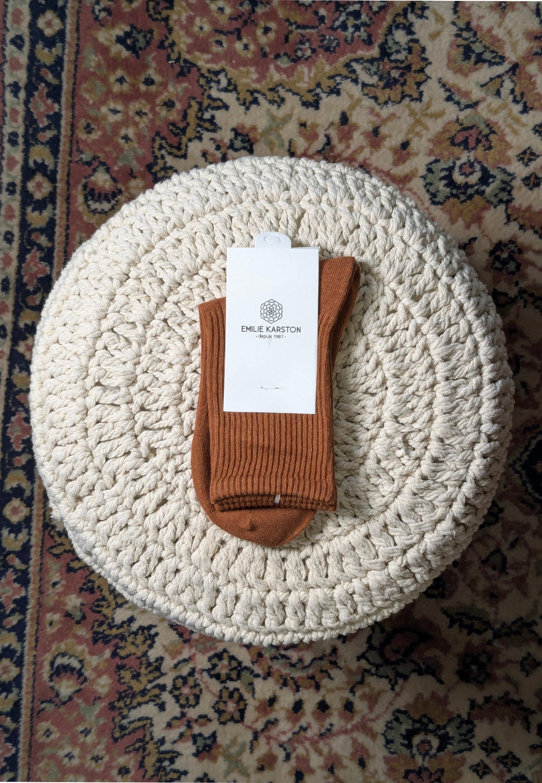 CHAUSSETTES ROSO - OCRE
