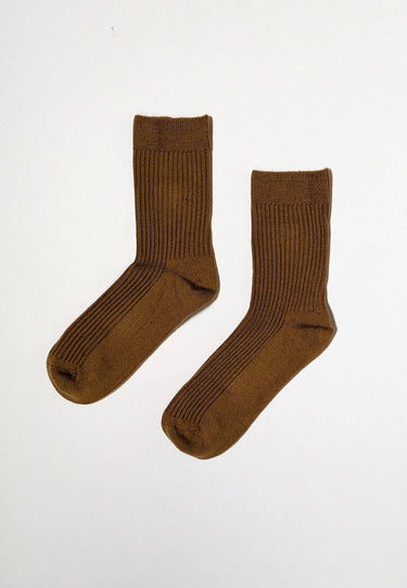 PALO - Chaussettes Marron