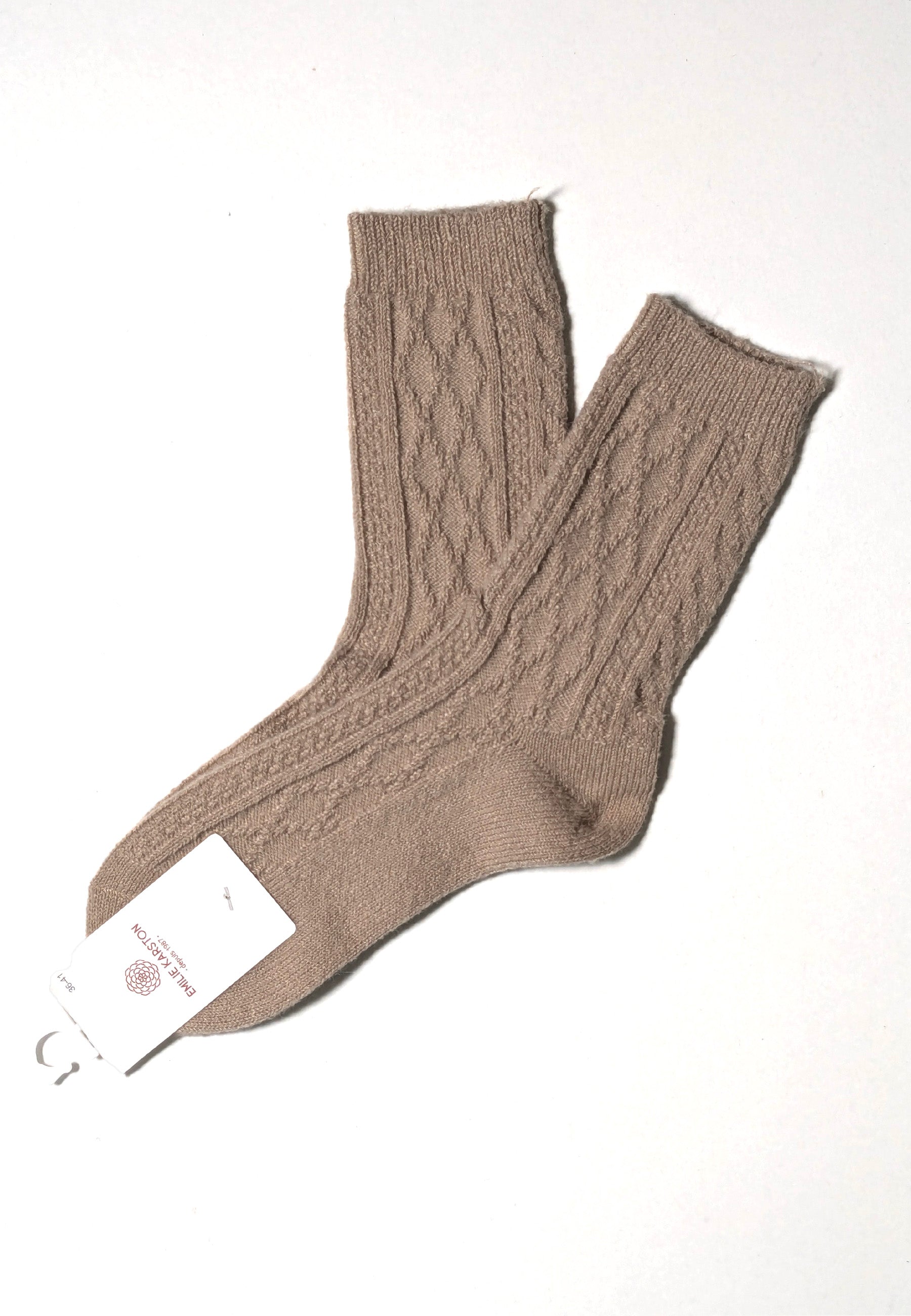 CHAUSSETTES VYBE - BEIGE