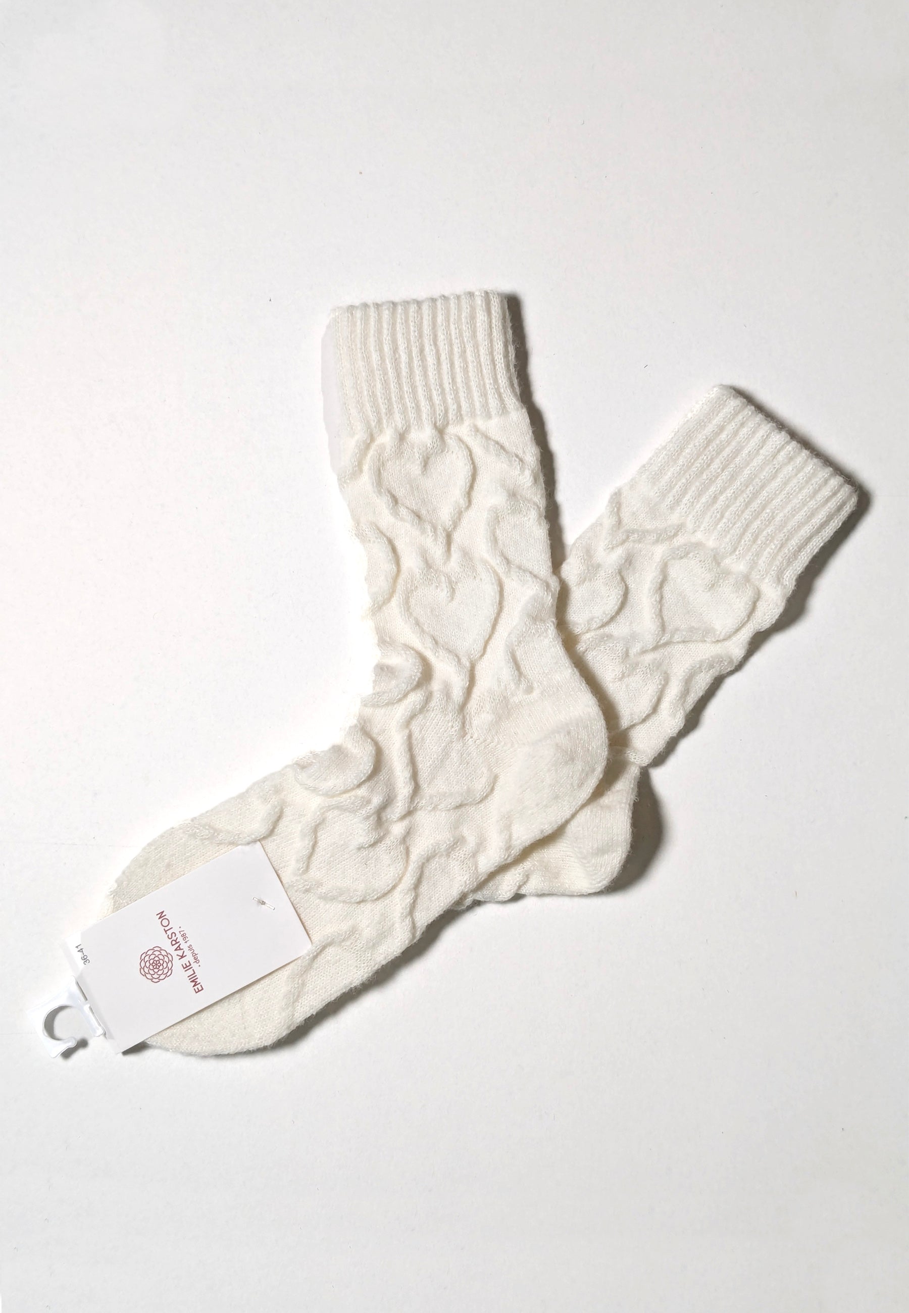 CHAUSSETTES LUNE - BLANC