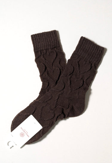 LUNE - Chaussettes Marron