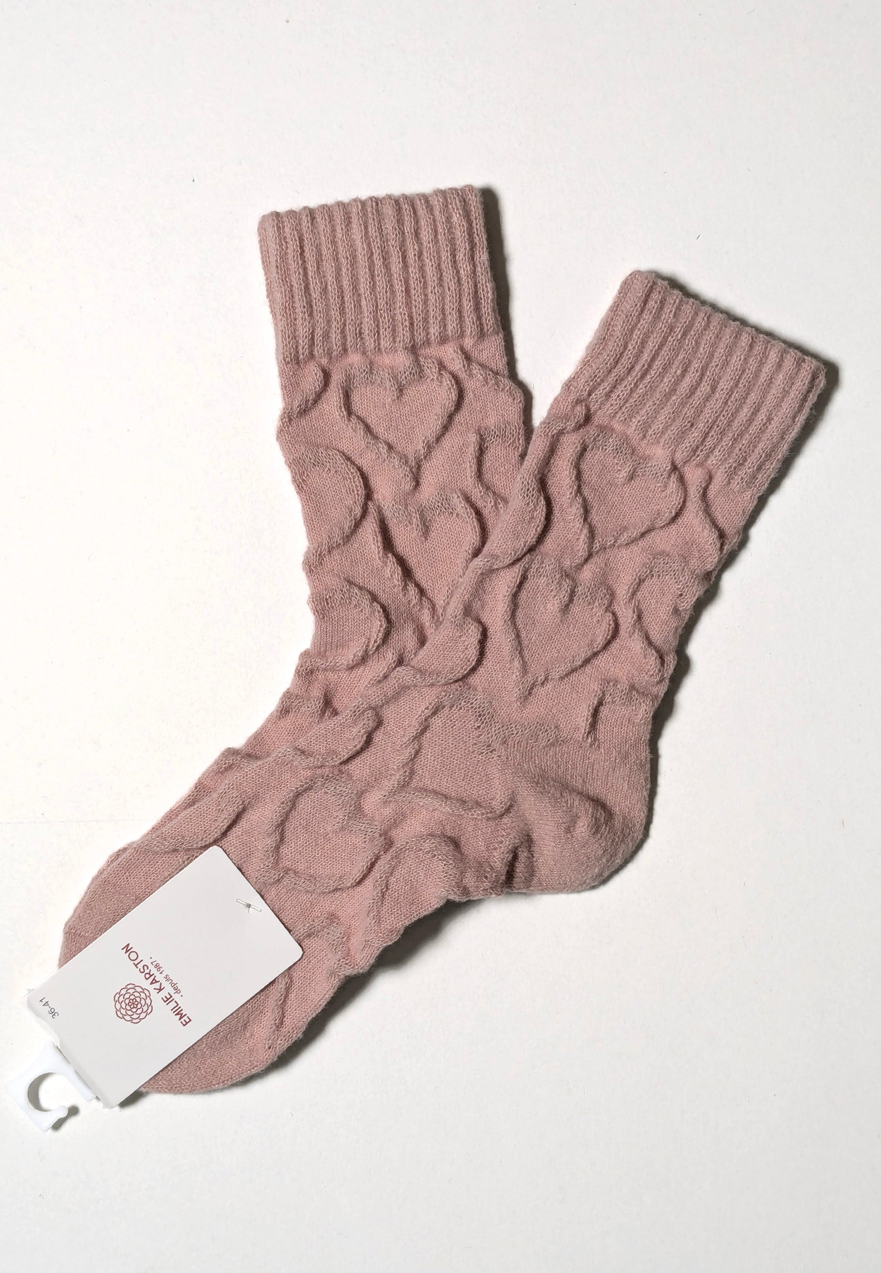 CHAUSSETTES LUNE - ROSE