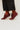 AUBURN - Chaussettes Côtelées à Pois Terracotta
