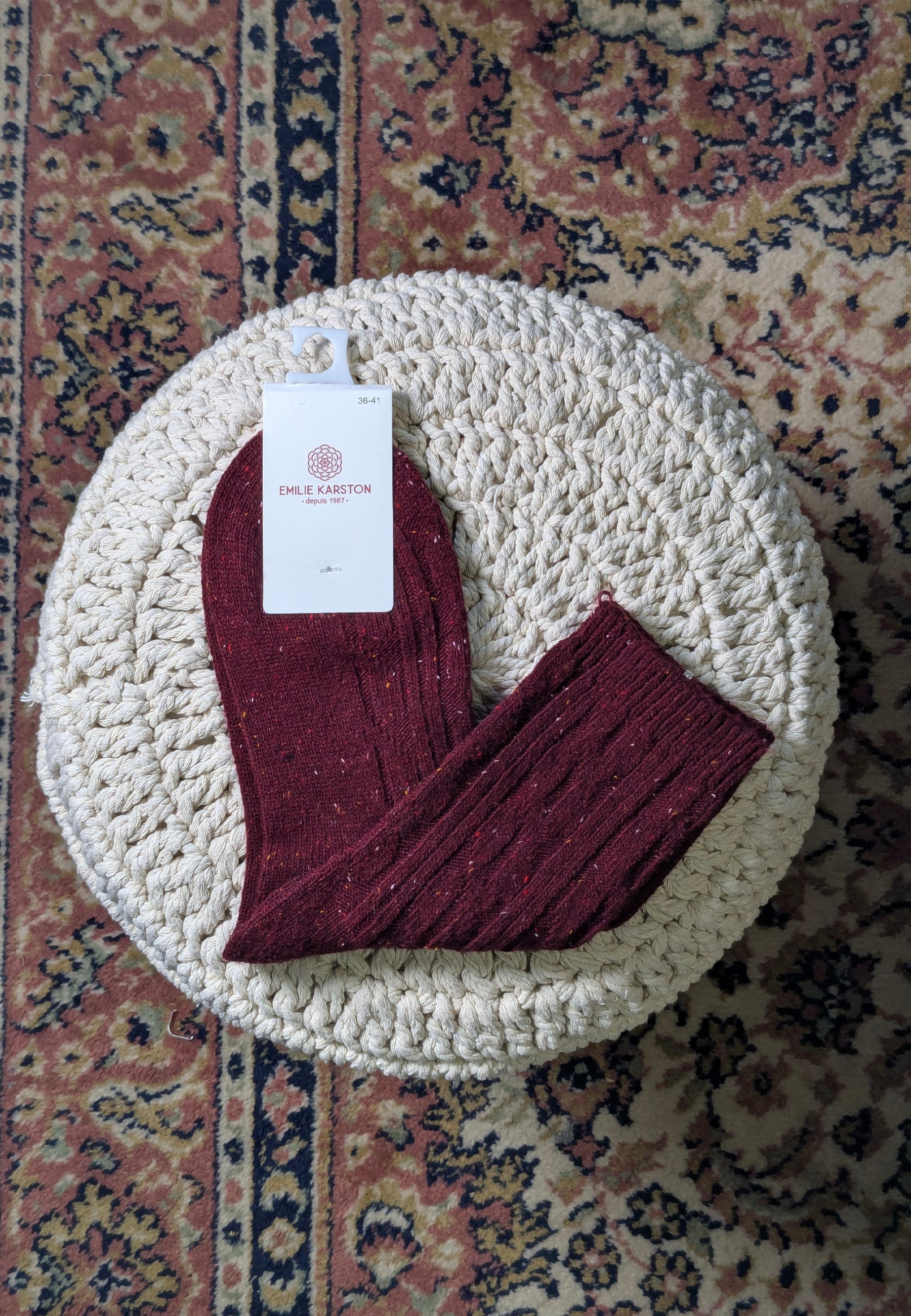 CHAUSSETTES SOCKY - BORDEAUX