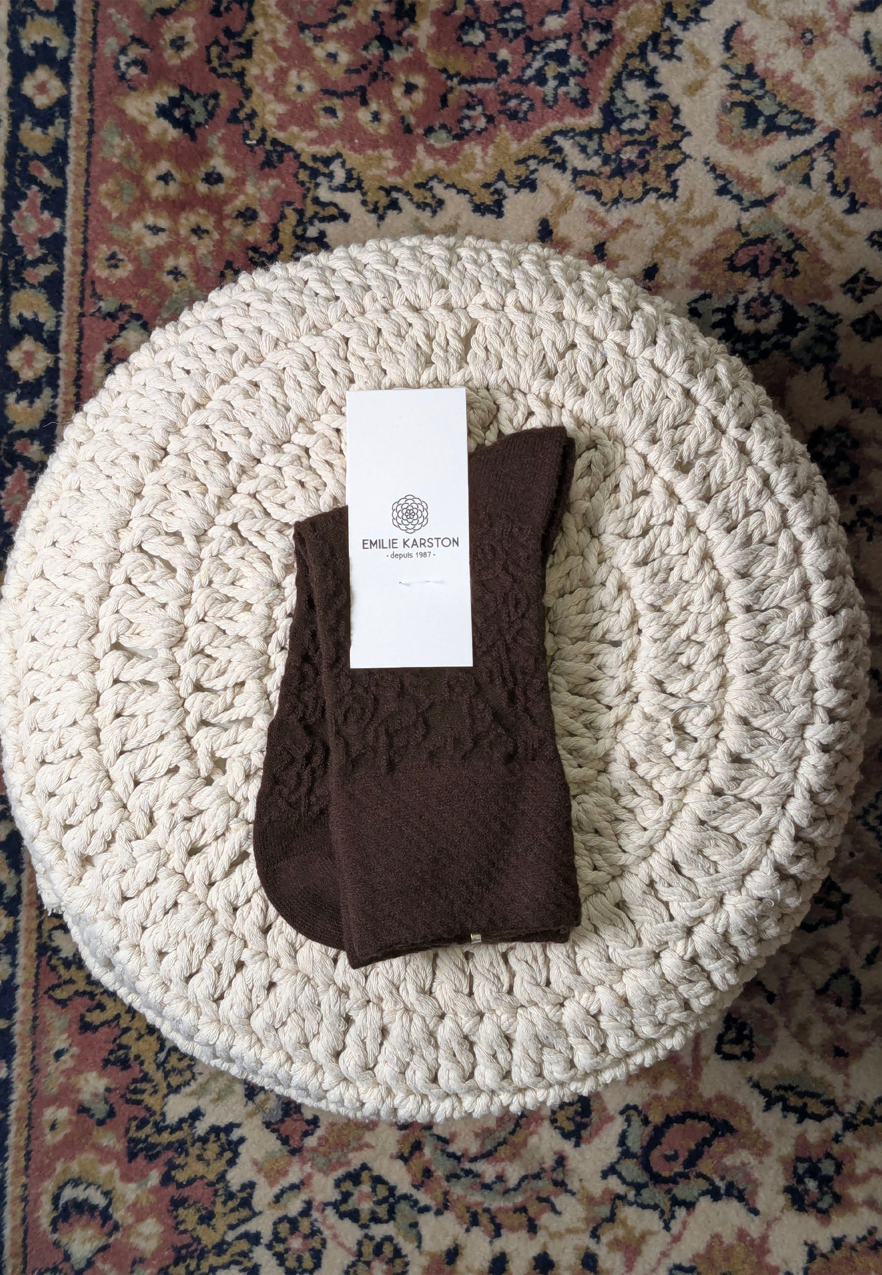 CHAUSSETTES TIMMY - MARRON