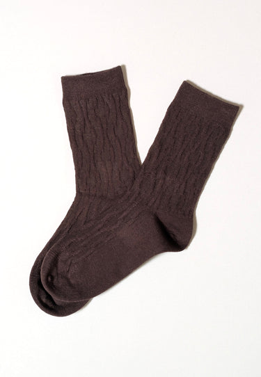 MARILOU - Chaussettes Marron