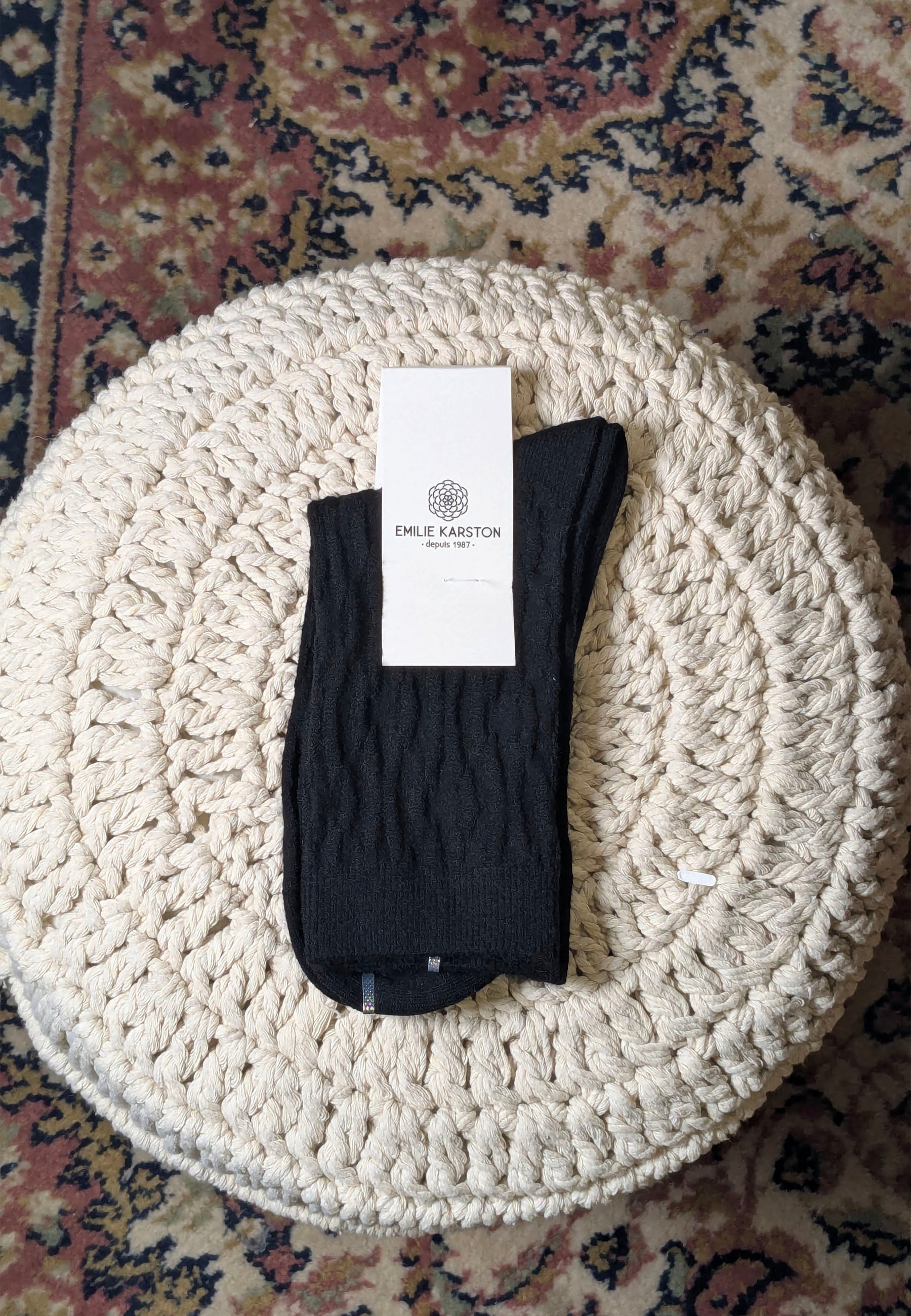 CHAUSSETTES MARILOU - NOIR