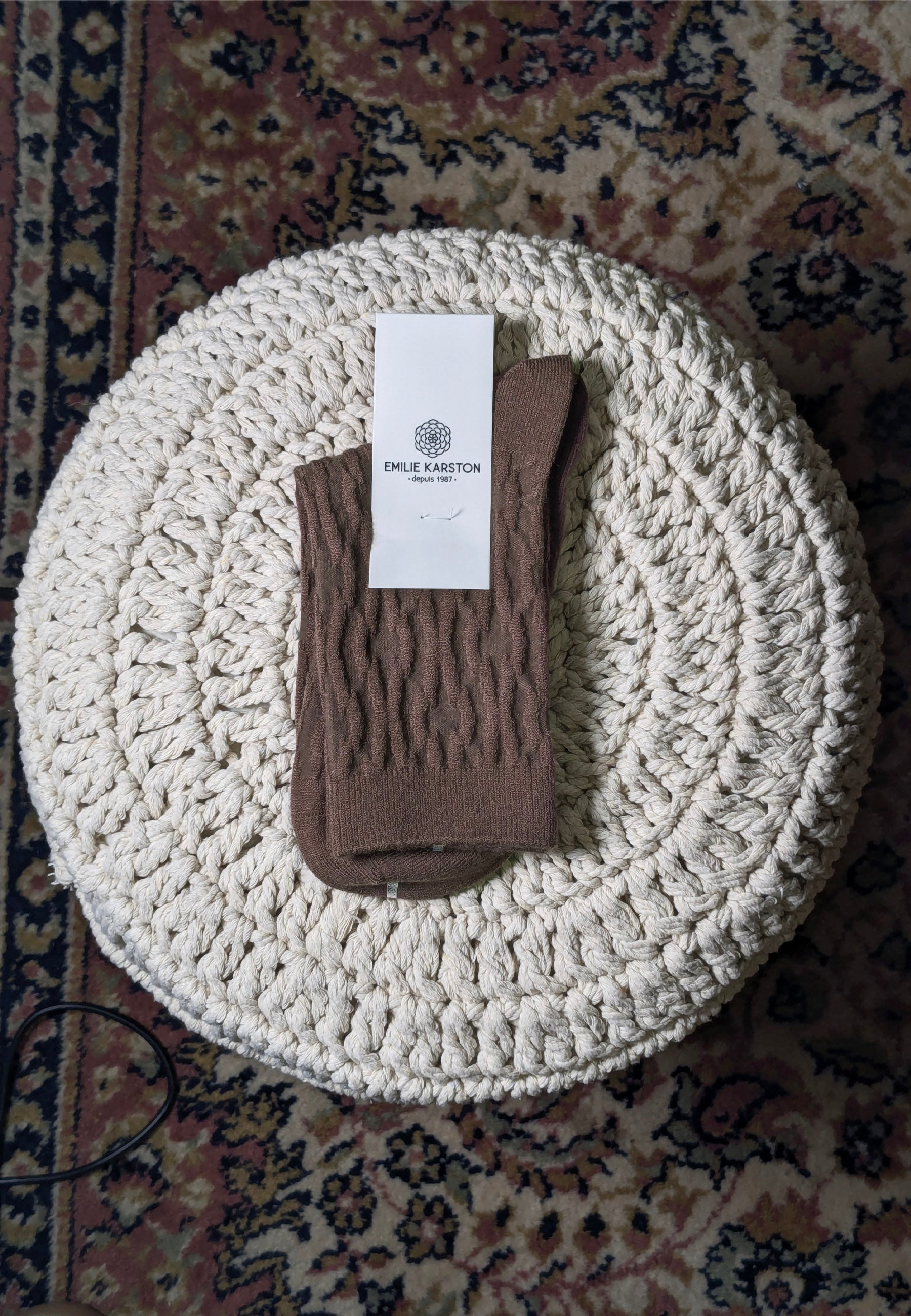 CHAUSSETTES MARILOU - NOISETTE