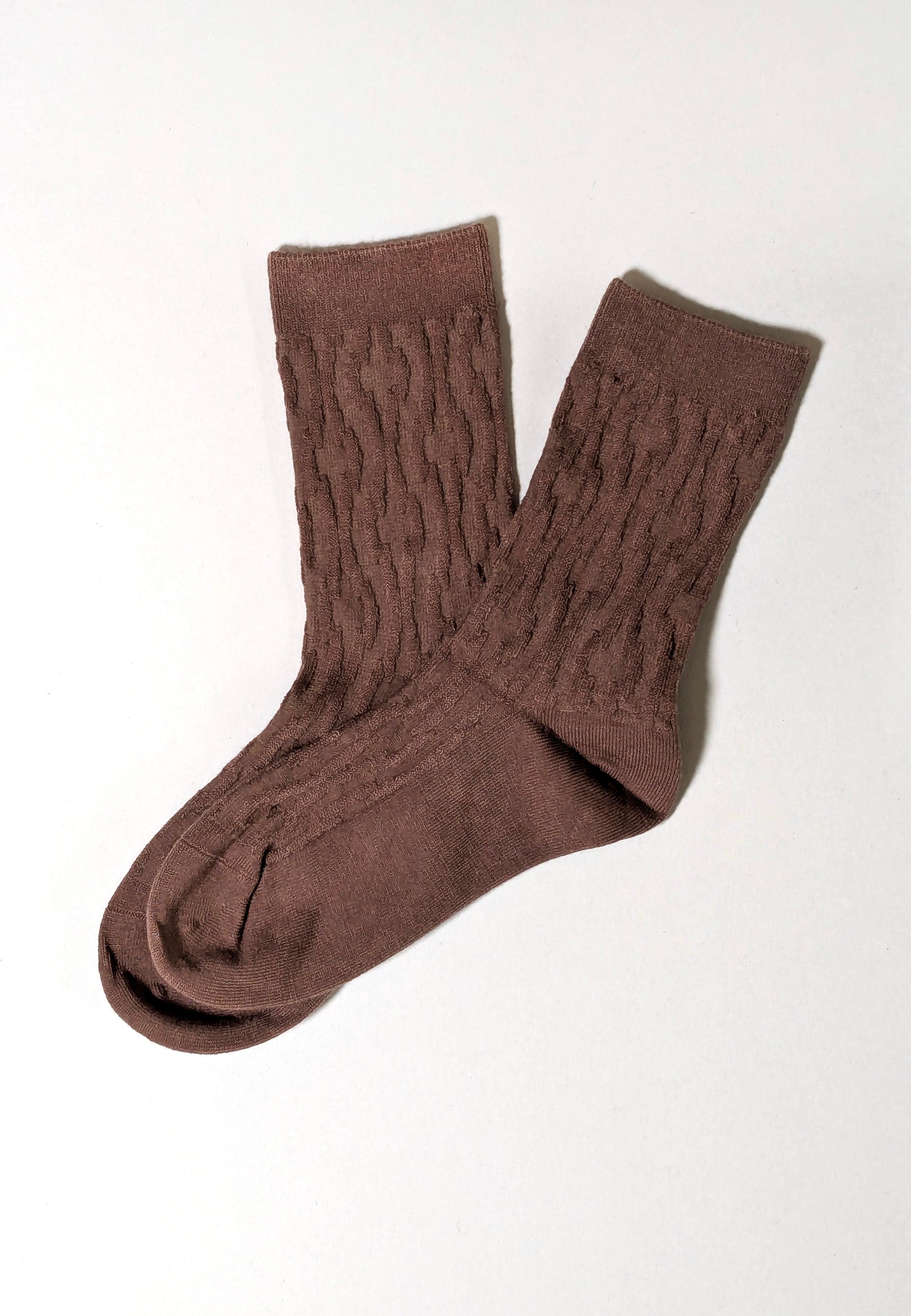 CHAUSSETTES MARILOU - NOISETTE