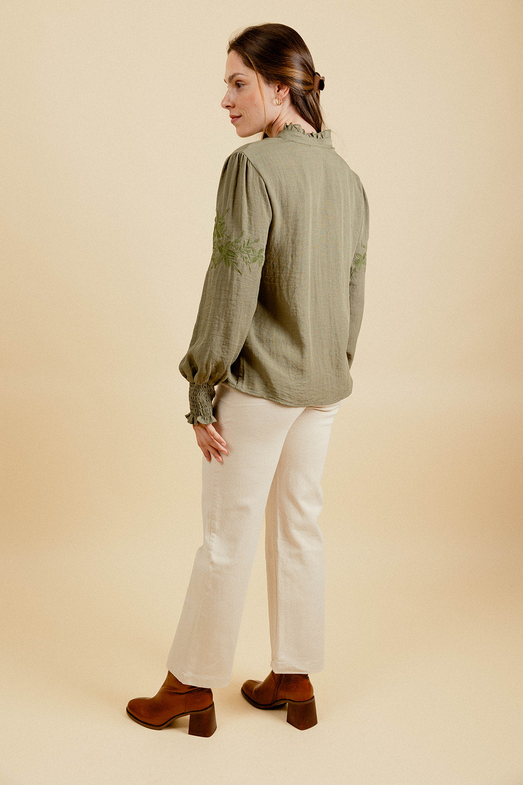 CHEMISE  SOIZIC - KAKI