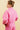 VICKI - Pantalon Balloon Rose à Double Rayures