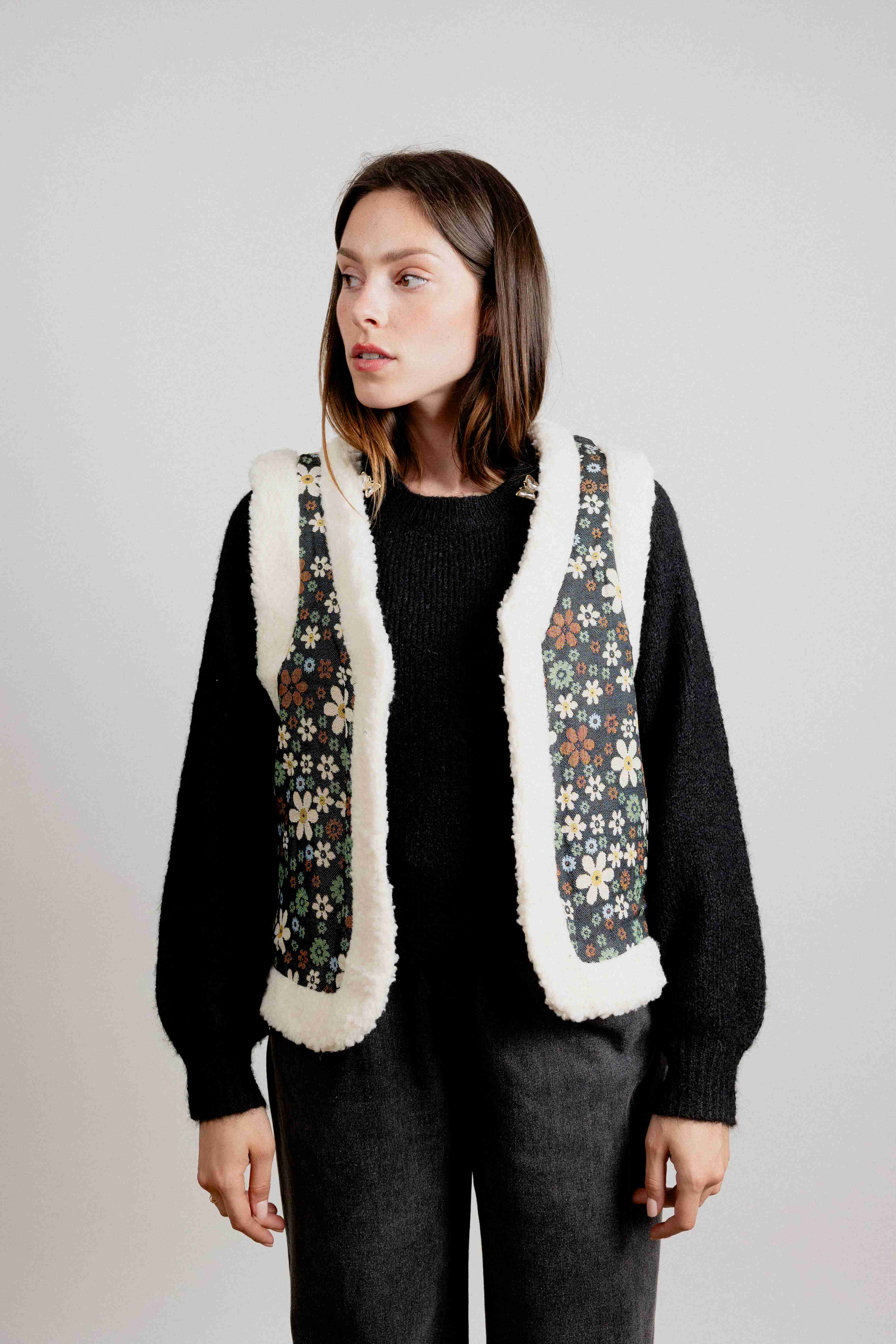 GILET NAHE - NOIR