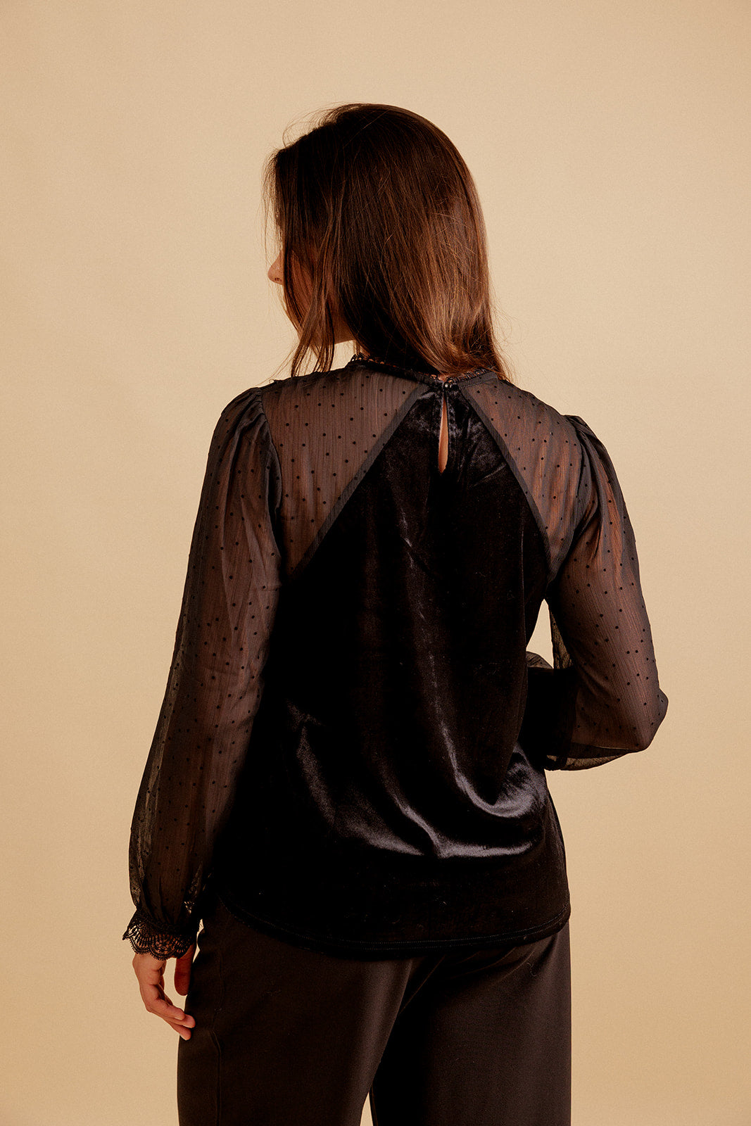 BLOUSE  AZILIS - NOIR