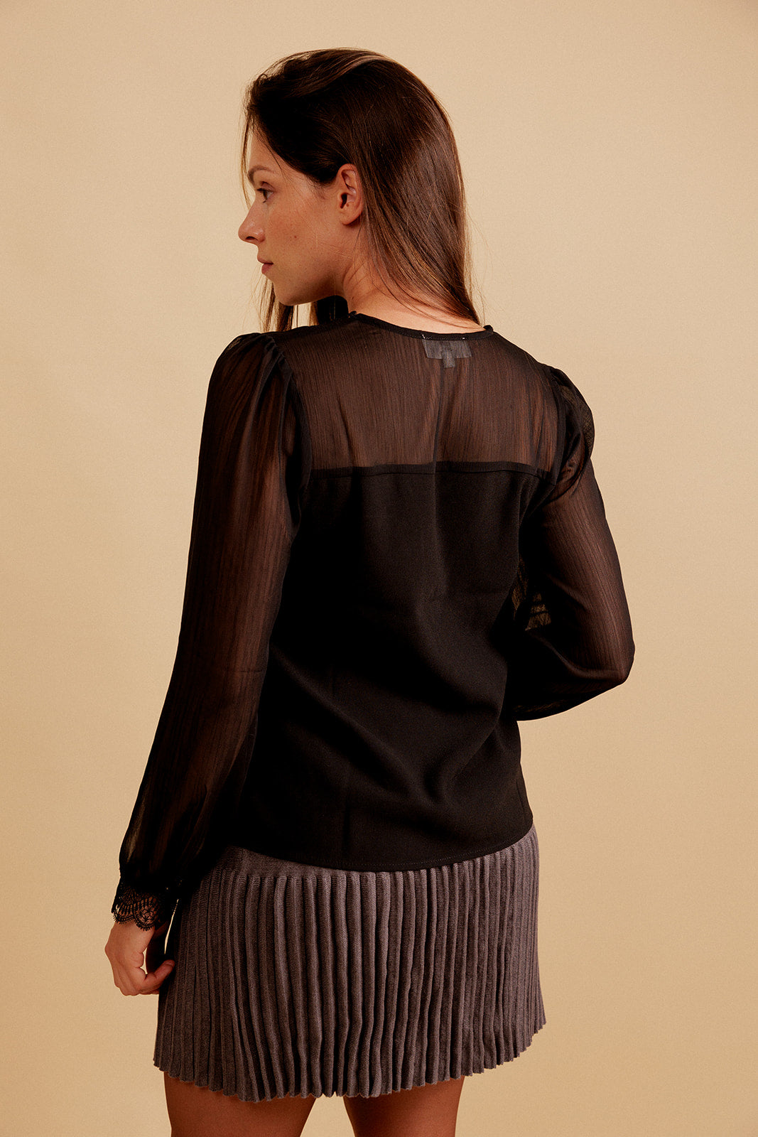 BLOUSE  ISALYS - NOIR