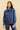 LEVANNAH - Veste en Jean Bleue Femme avec Nœud