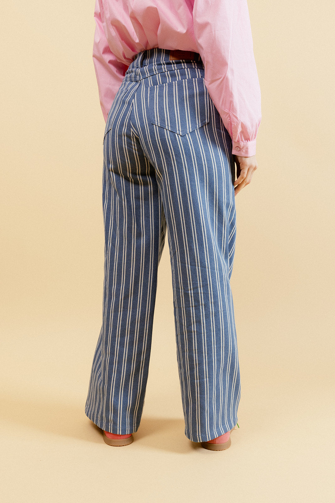 GEORGES - Jean Bleu à Rayures Blanches