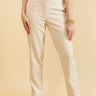 MANOÉ - Pantalon de Costume Ivoire Uni