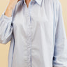 CARLOTA – Chemise Unie ciel avec Col Français