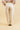 VICKI - Pantalon Balloon Beige à Double Rayures