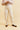 VICKI - Pantalon Balloon Beige à Double Rayures