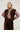 LIORINA - Veste Sans Manches Effet Velours Chocolat