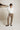 ORNELLA - Pantalon effet satin coupe droite beige