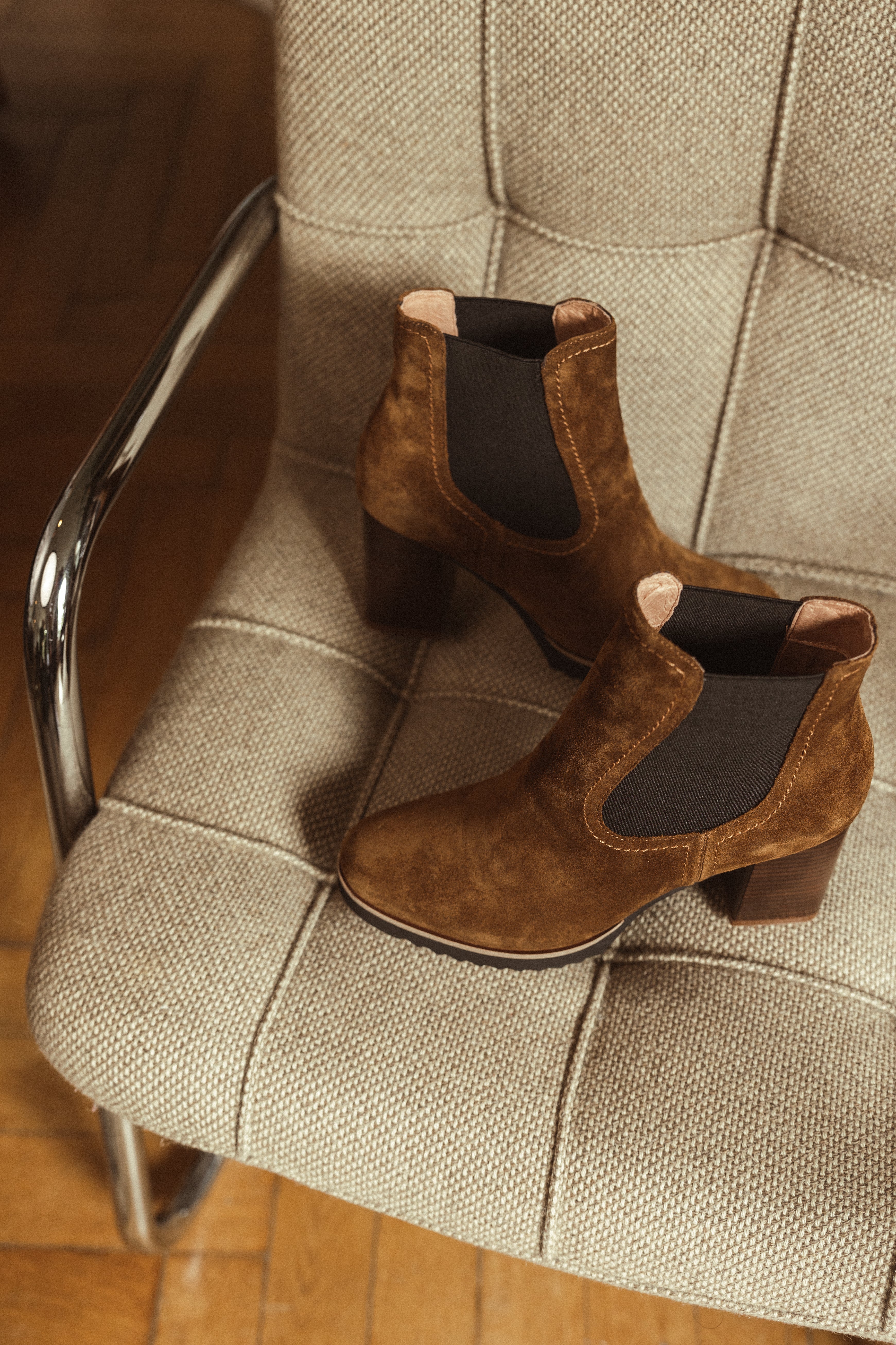 BOTTINES VALENCE - Camel