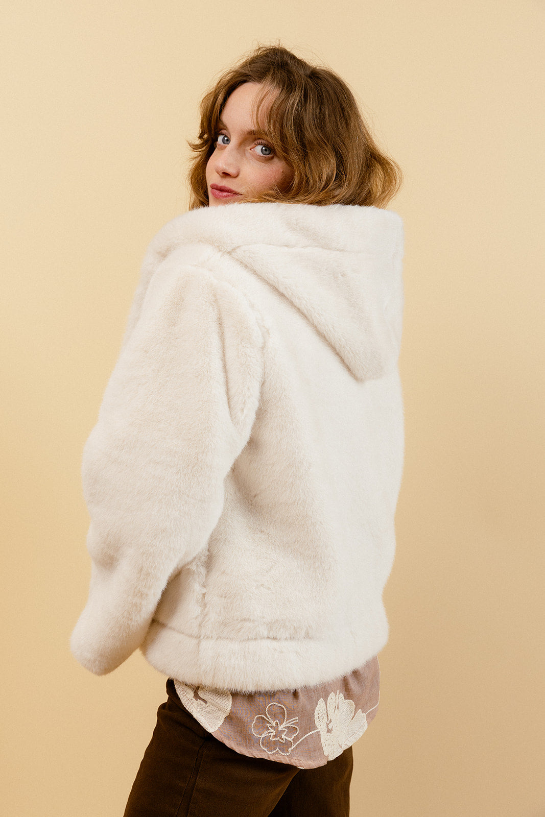 MANTEAU  ESTHER - ÉCRU