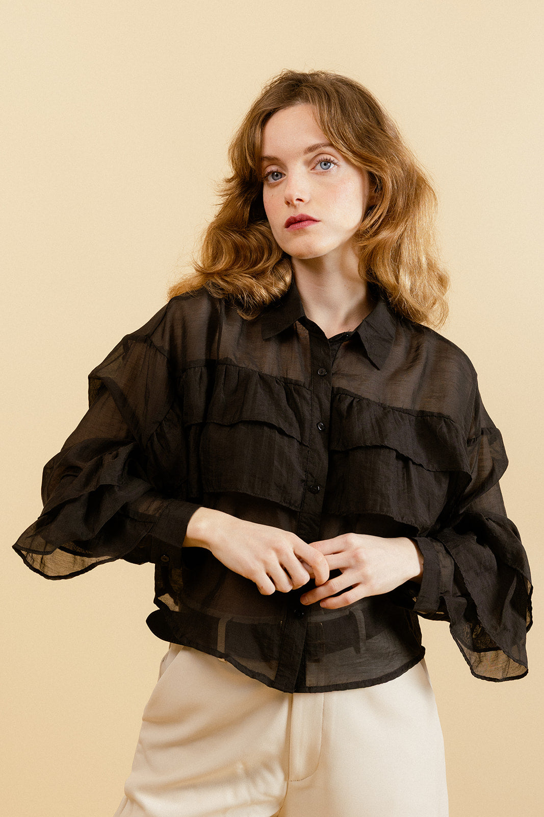 CHEMISE MARY -  NOIR