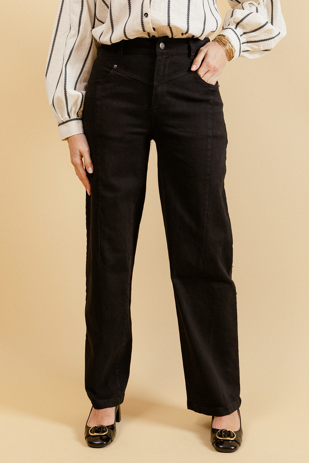 PANTALON  MALAURY - NOIR