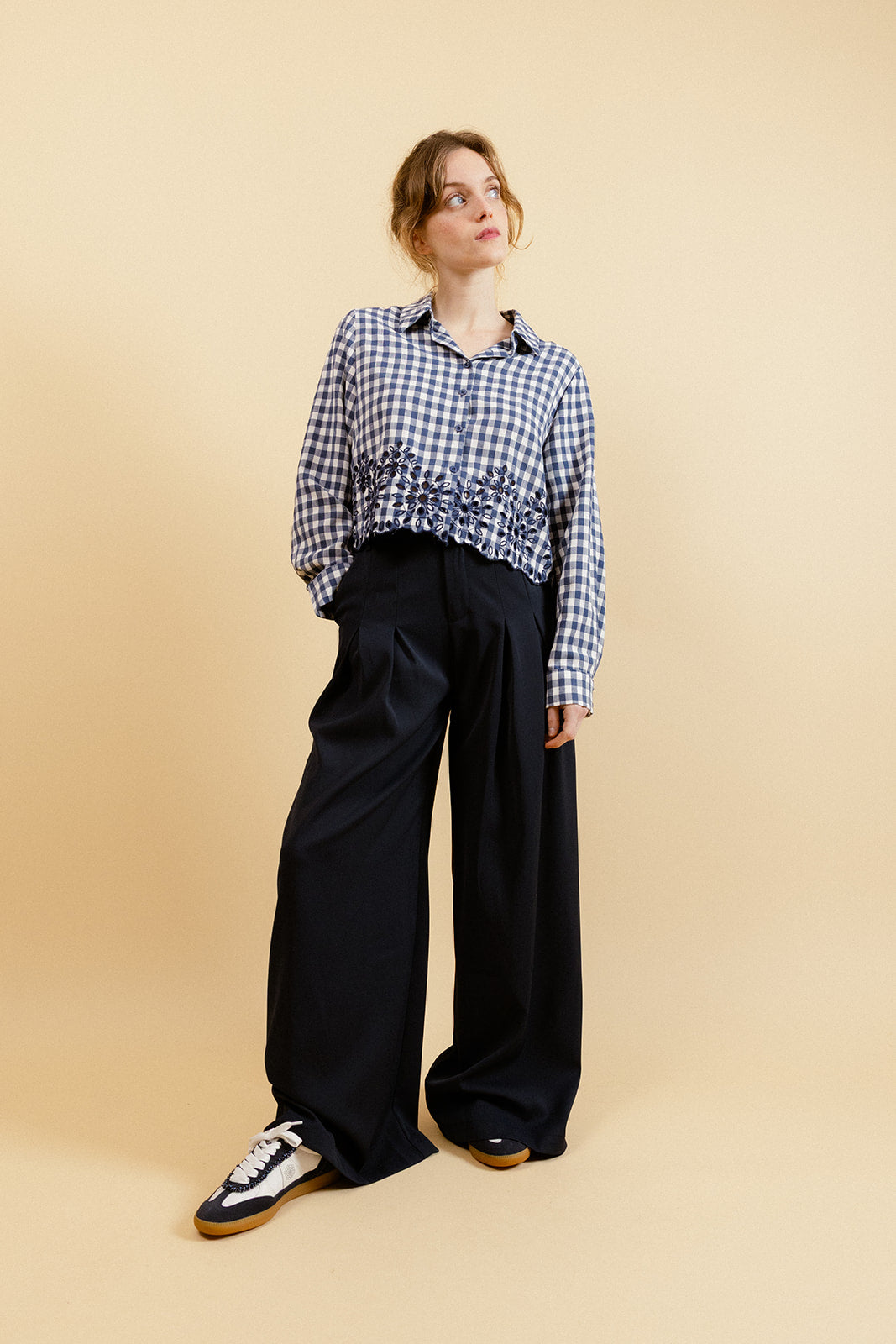 CHEMISE  LAURINE - MARINE