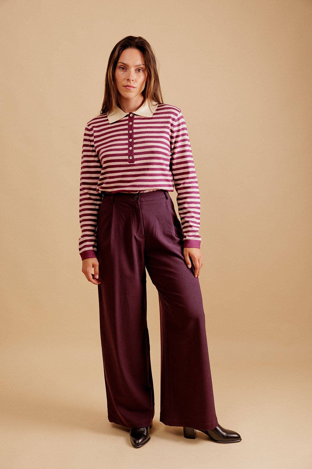 PANTALON  ELOWEN - VIOLET