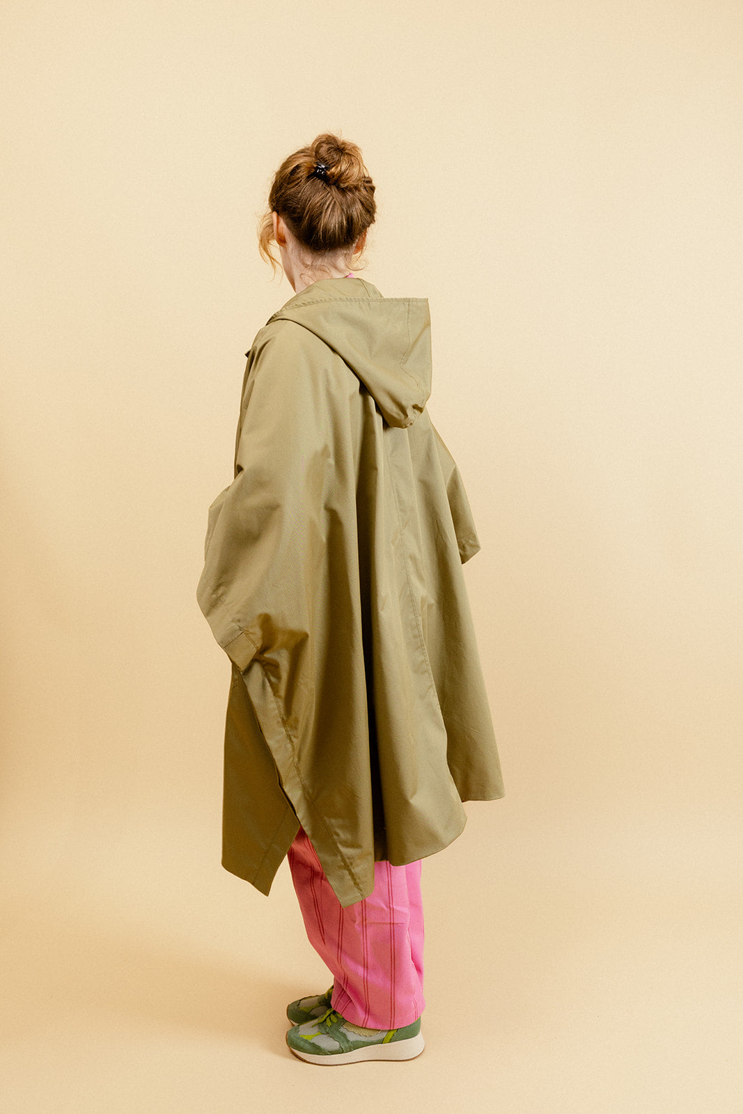 ELEANOR - Trench Poncho Oversize Kaki
