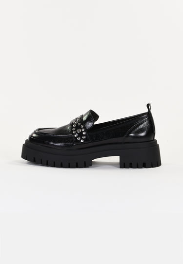MOCASSINS ADAMAS - Noir Lisse