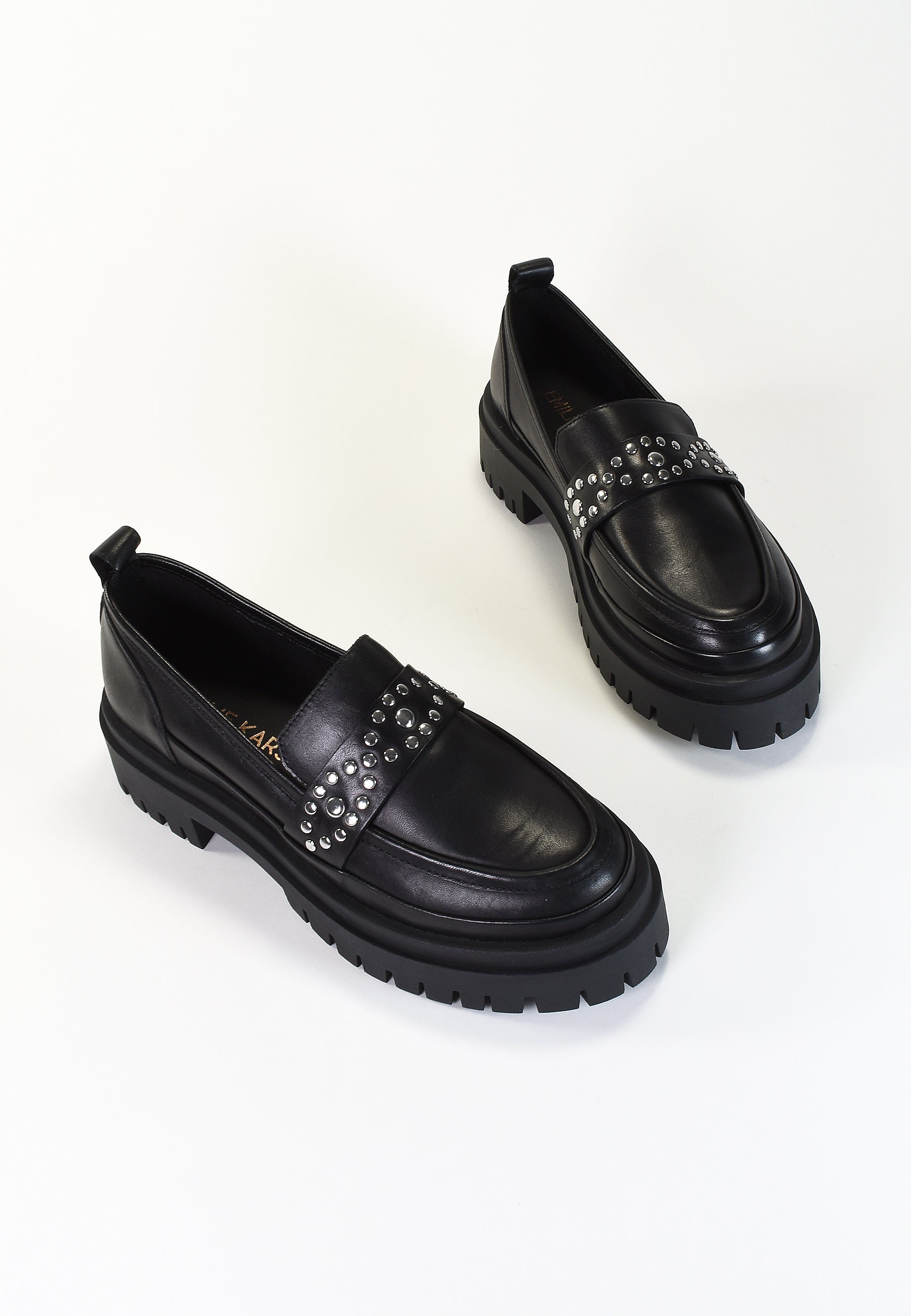 MOCASSINS ADAMAS - Noir Lisse