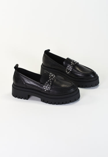 MOCASSINS ADAMAS - Noir Lisse