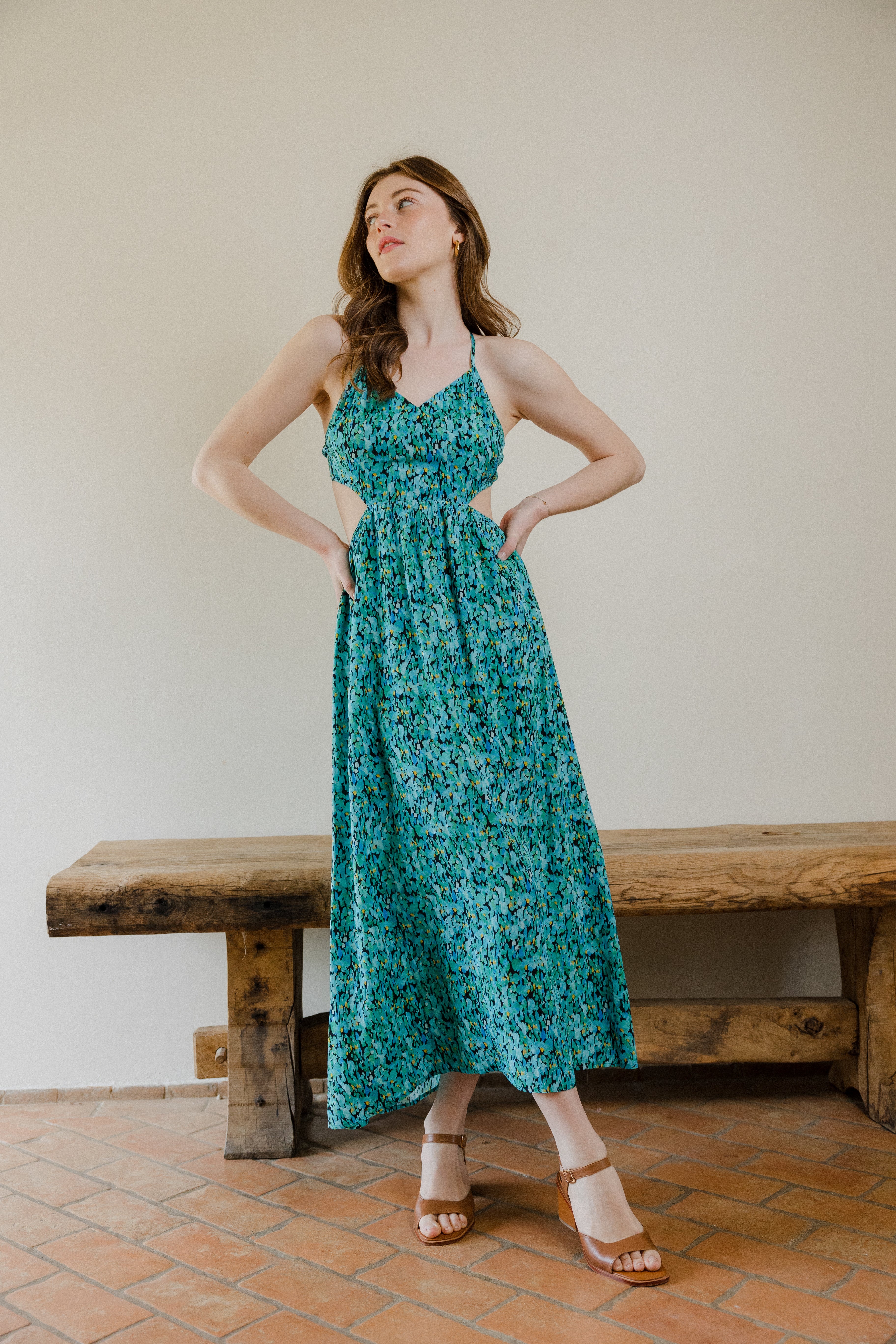 ROBE LILY - Turquoise