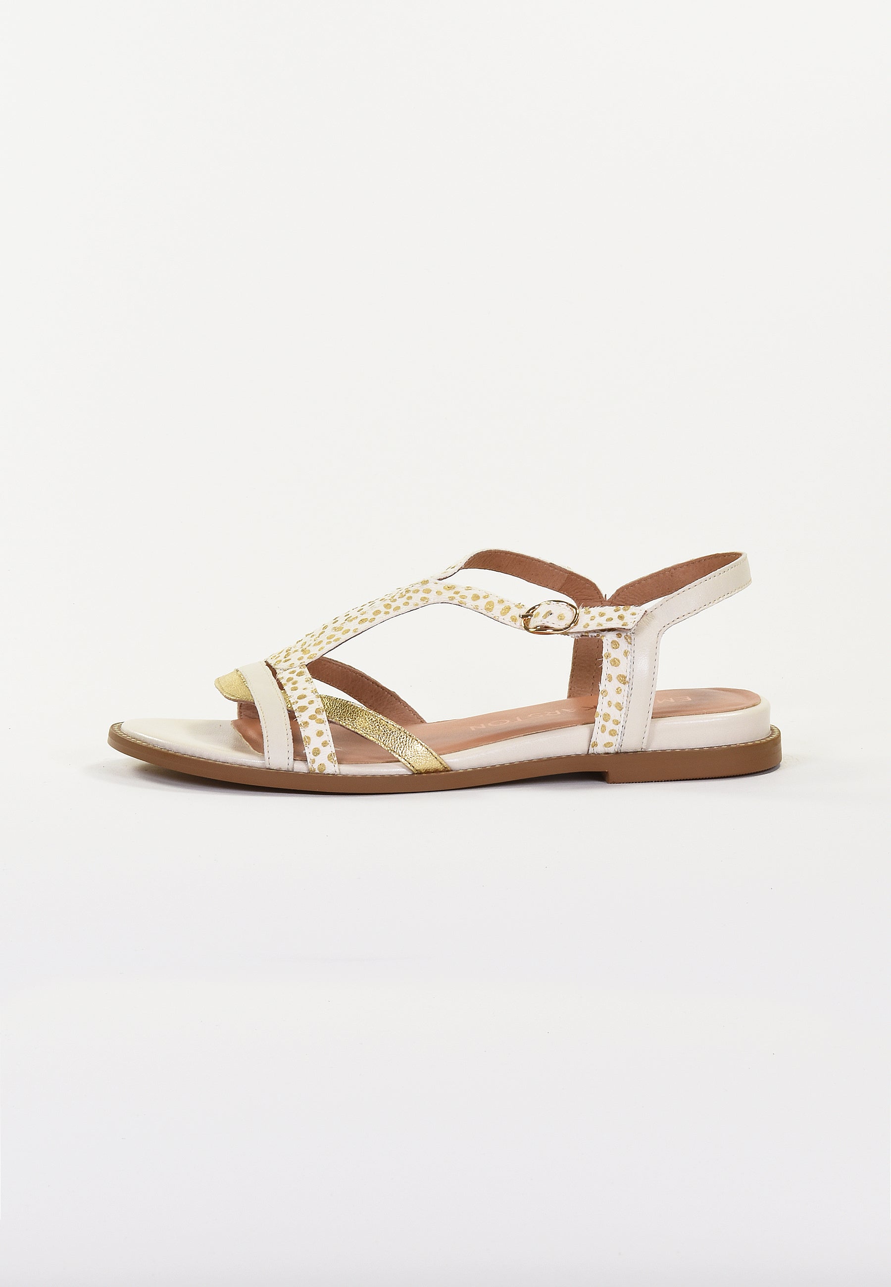 SOBIO SANDALS - Gold cream